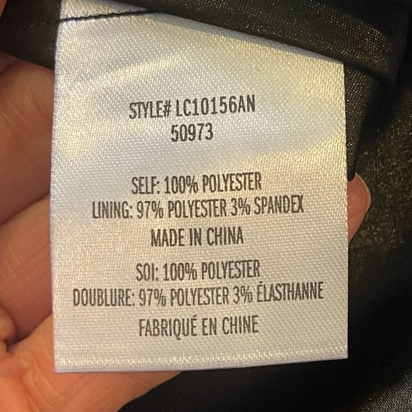 NWT Eva Franco Black Strapless Floral Lace Mini Dress, Ruffle Detail, Formal, 12 - Picture 6 of 16